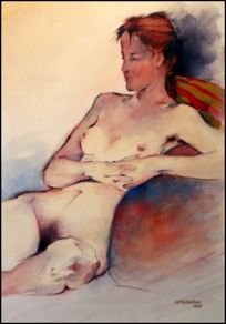 reclining nude 55&middot;75
&pound;400